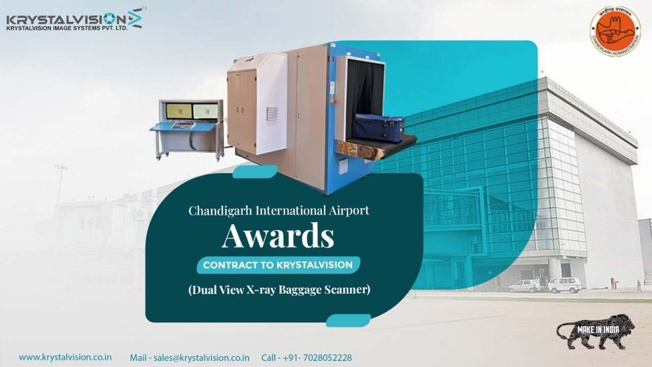 Chandigarh International Airport awards contract for five Dual-View X-ray Baggage Inspection Systems